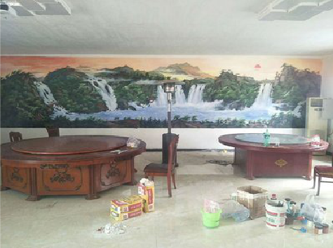 关岭墙绘-写实风景