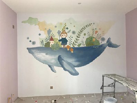 关岭手绘墙的特点及优势。